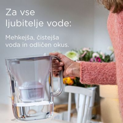 Brita Style Cool LED, 2.4l, Mattweiß