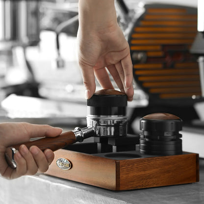 MHW-3BOMBER Espresso-Tamperstation Kaffeemaschinen-Siebträgerhalter