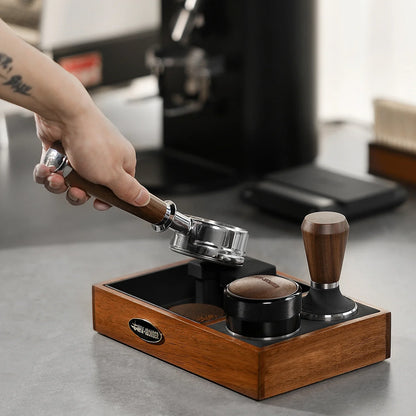 MHW-3BOMBER Espresso-Tamperstation Kaffeemaschinen-Siebträgerhalter
