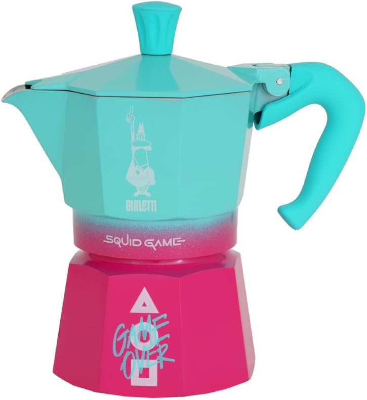 Kafetiera BIALETTI MOKA EXPRESS, 3tz, Squid Game - LIMITED EDITION