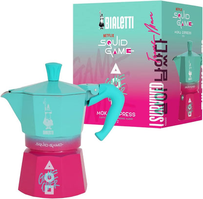 Kafetiera BIALETTI MOKA EXPRESS, 3tz, Squid Game - LIMITED EDITION