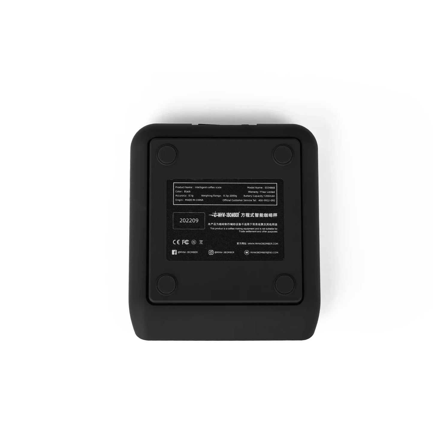 MHW-3BOMBER Formula Intelligente Kaffeewaage