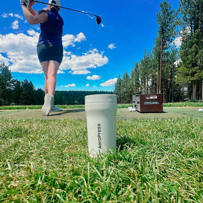 Aeropress Travel Coffee Tumbler - Cream