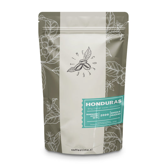 HONDURAS Shg Decaf water mountain - SREDNJE PRAŽENA