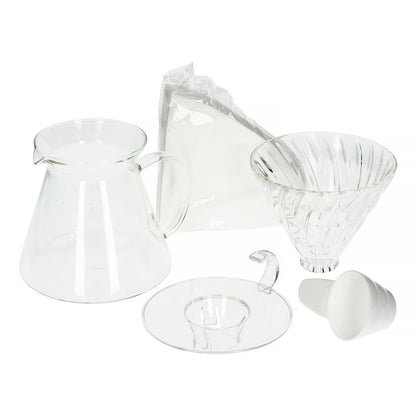 Stakleni V60 set