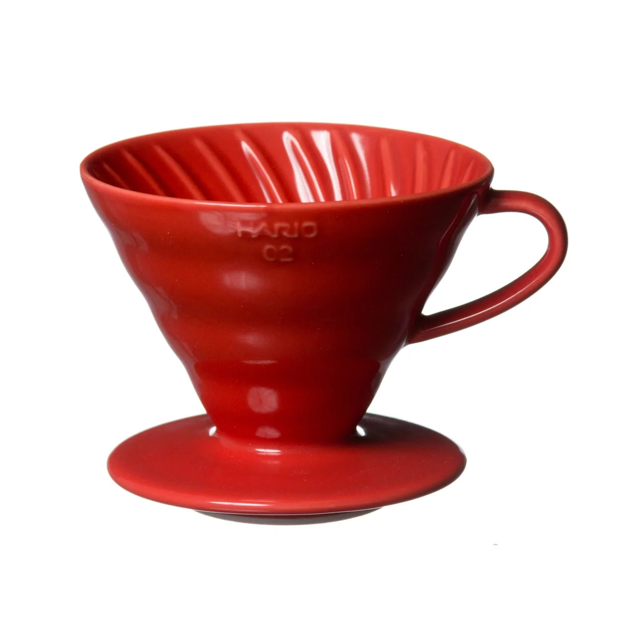 HARIO V60 DRIPPER - CRVENI-KERAMIČKI
