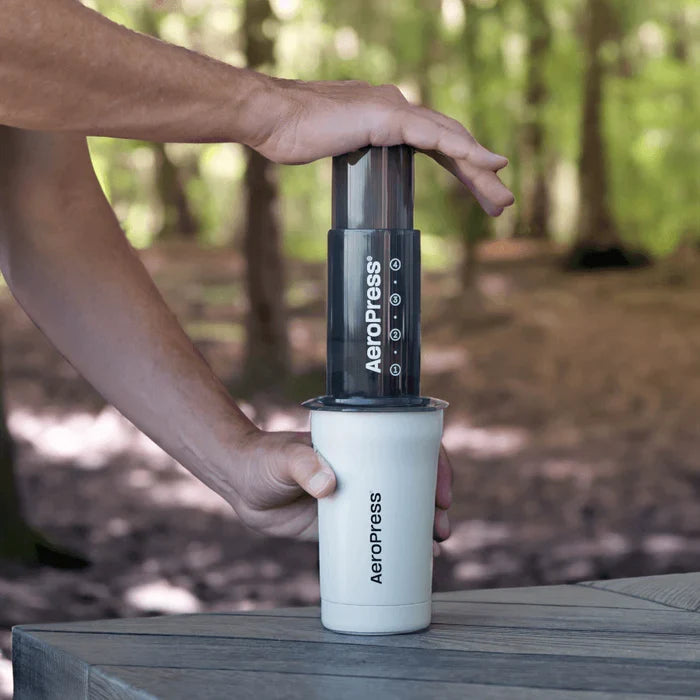 Aeropress Travel Coffee Tumbler - Cream
