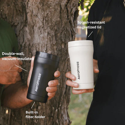 Aeropress Travel Coffee Tumbler - Cream